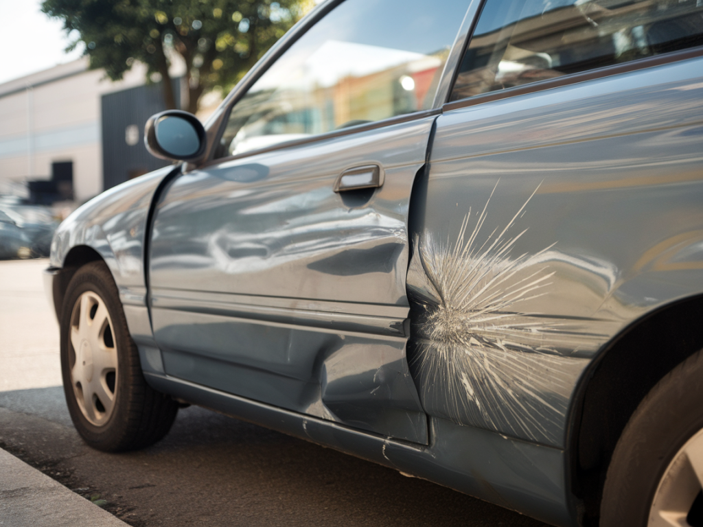 Peinture rayée après un accrochage léger: réparer soi‑même ou passer par un carrossier tarif moyen